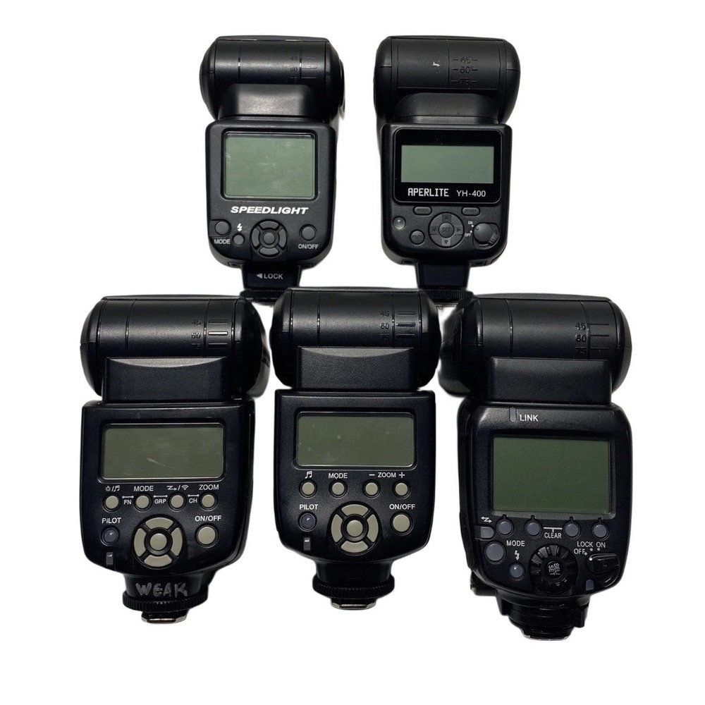 Lot of 5 Youngnuo Assorted Digital Camera Flashes Photography Pictures Photo‎ - Picture 2 of 6